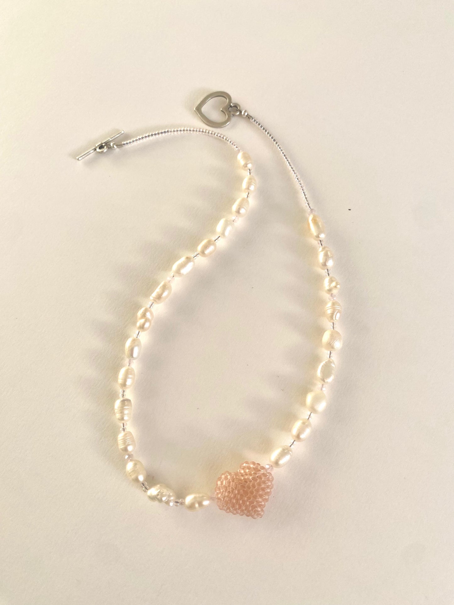 Peach Sweetheart Necklace