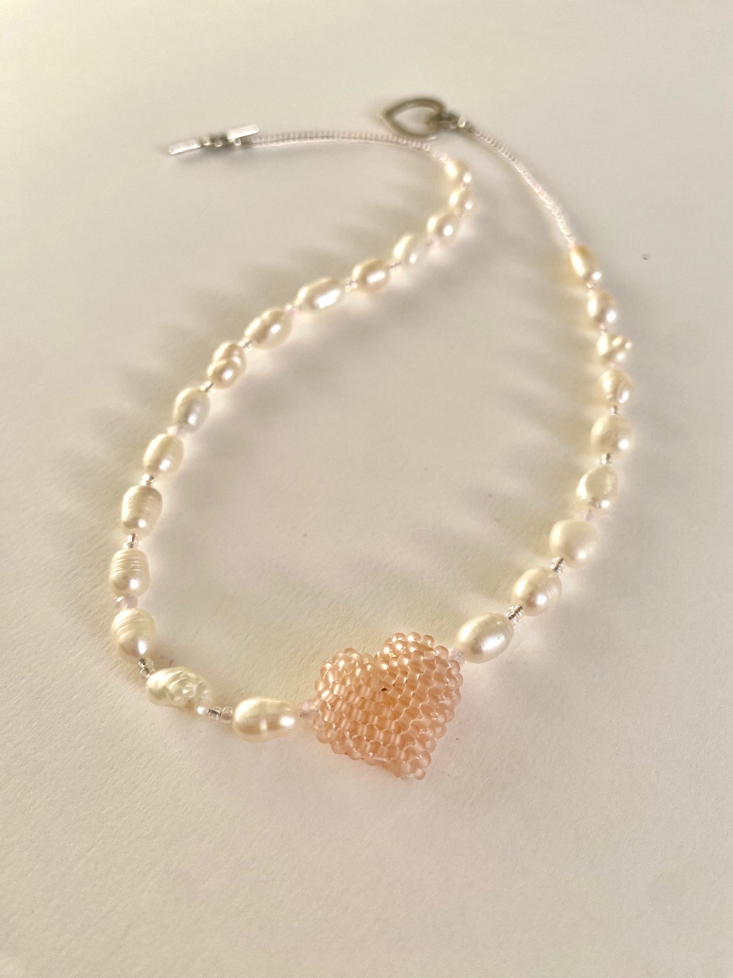 Peach Sweetheart Necklace