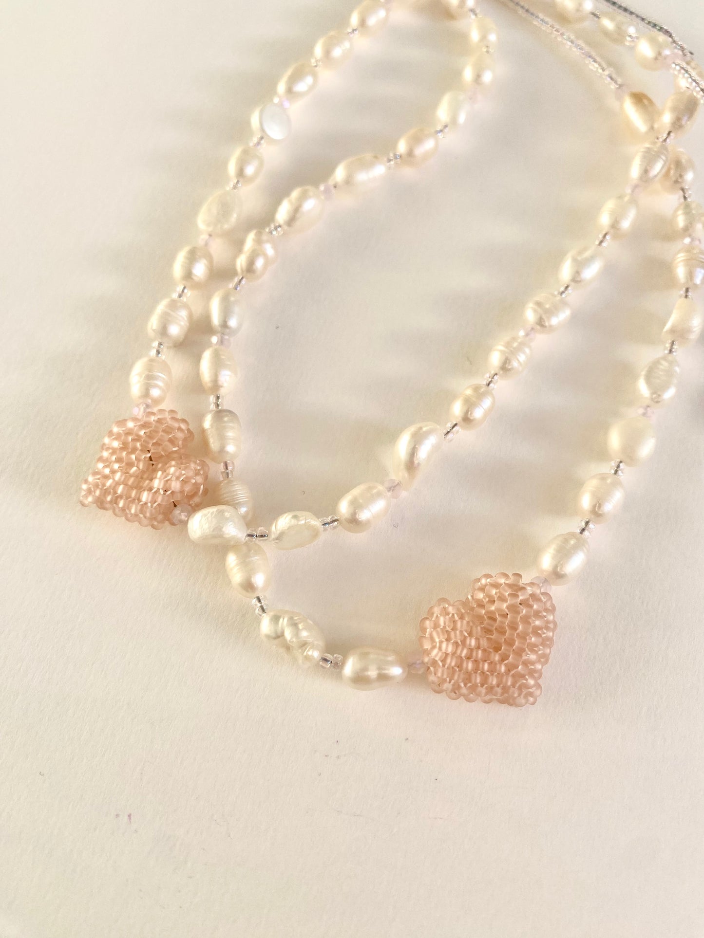 Peach Sweetheart Necklace