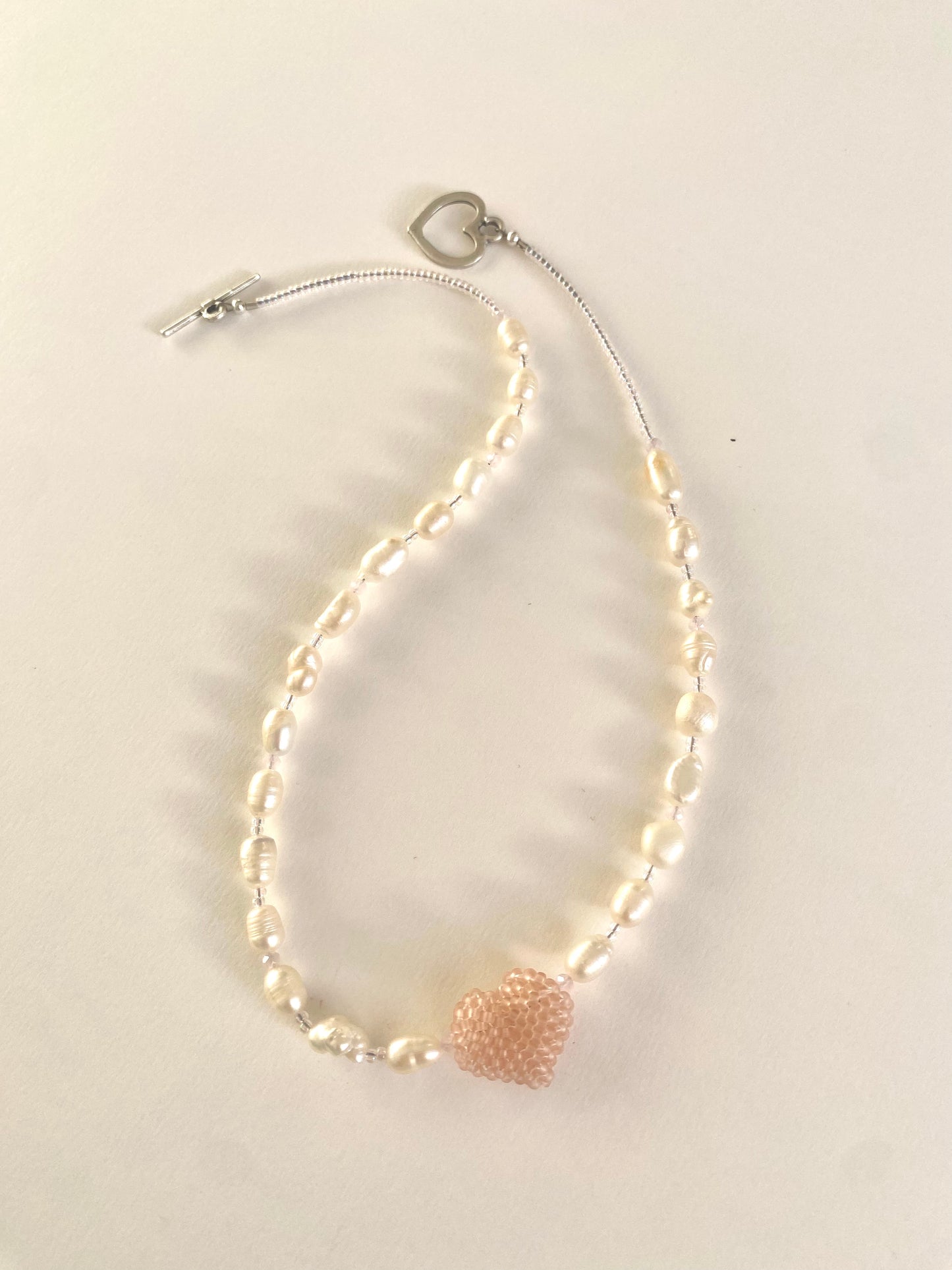 Peach Sweetheart Necklace