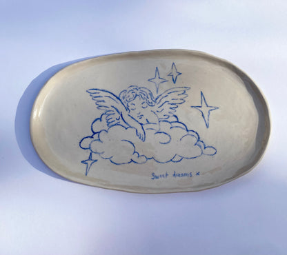 Cherub Ceramic Platter